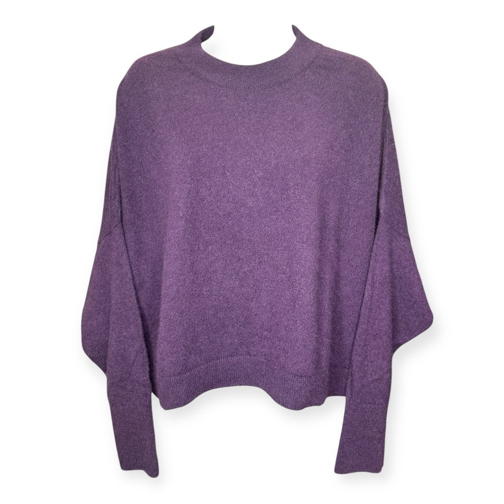 Dusan Icon Crewneck Sweater in Black Iris